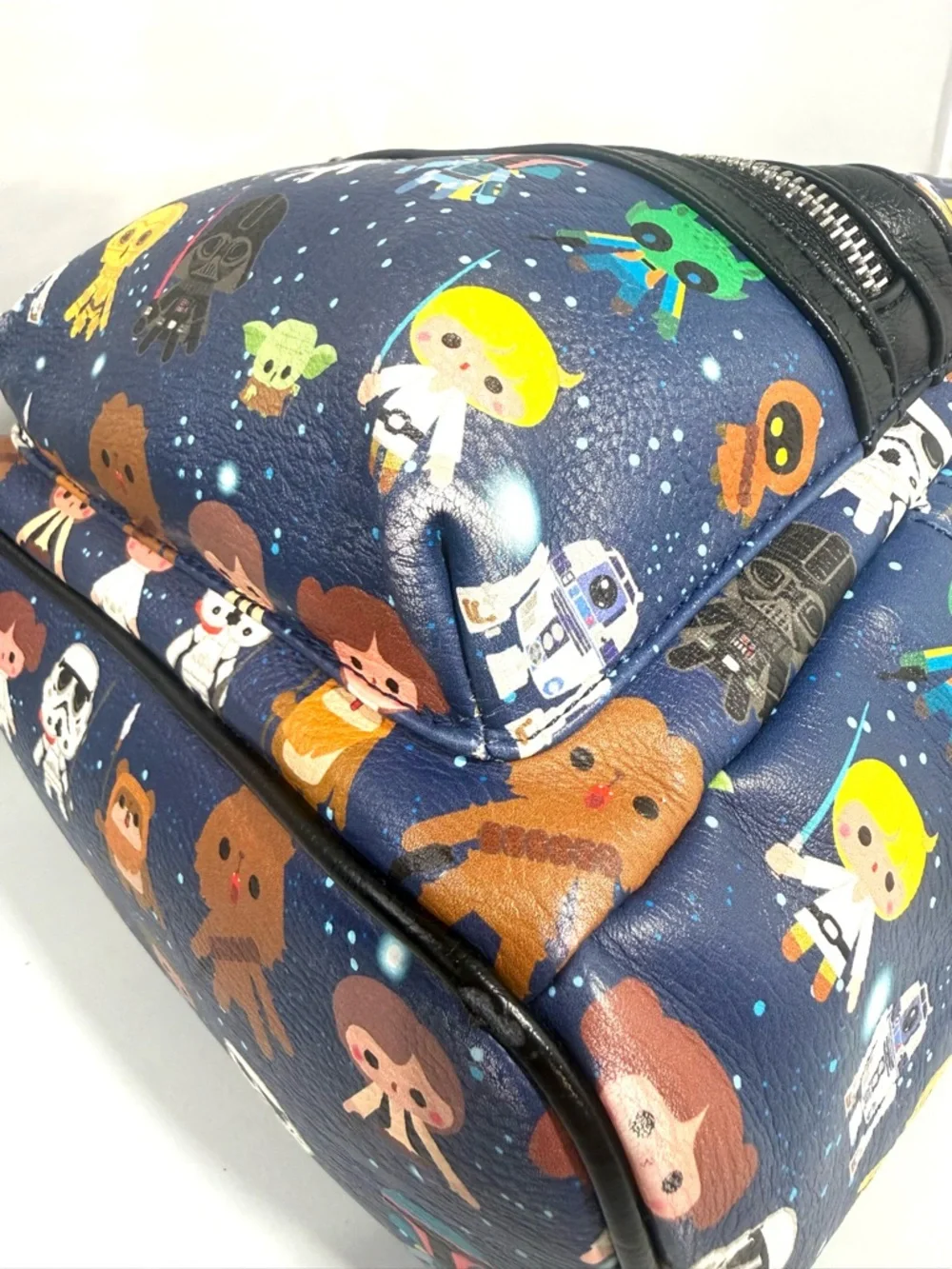 Loungefly Star Wars Mini Backpack Chibi Characters Print Disney Bag‎